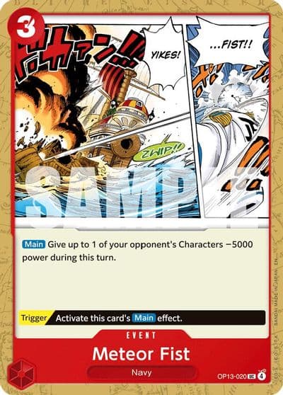 Meteor Fist Carrying On His Will One Piece card