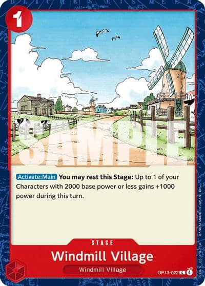 Windmill Village Carrying On His Will One Piece card