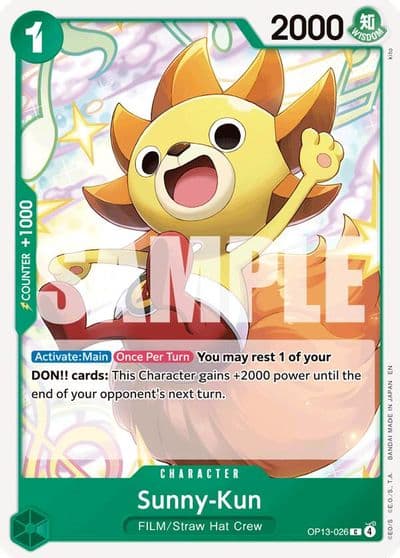 Sunny Kun Carrying On His Will One Piece card