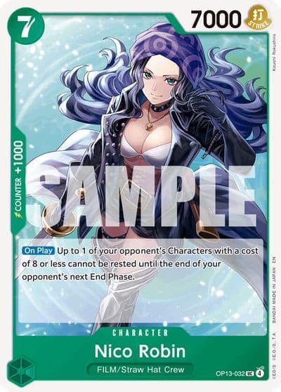 Nico Robin Carrying On His Will One Piece card