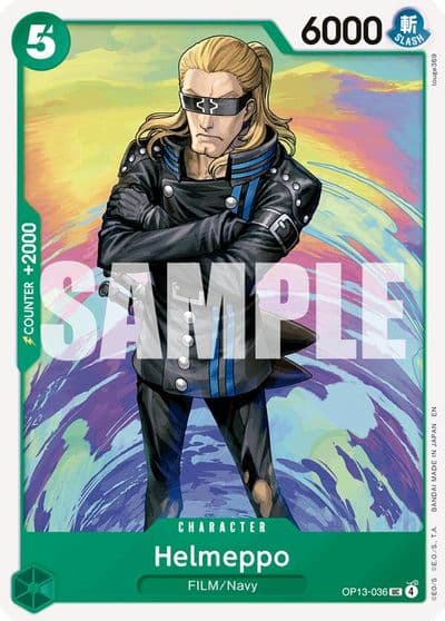 Helmeppo Carrying On His Will One Piece card