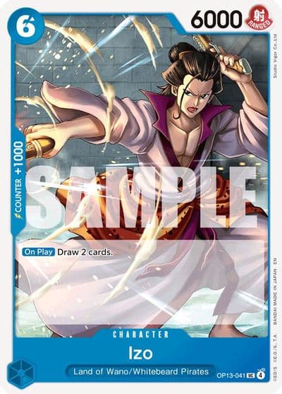 Izo Carrying On His Will One Piece card