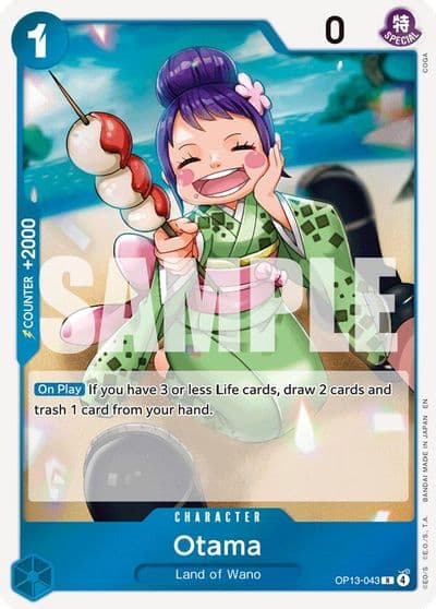 Otama Carrying On His Will One Piece card
