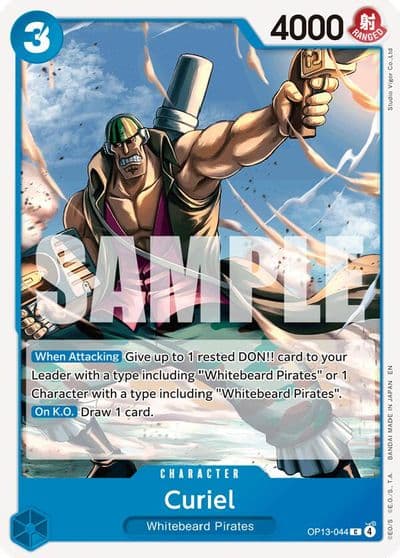 Curiel Carrying On His Will One Piece card