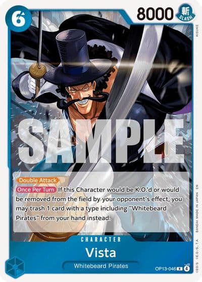 Vista Carrying On His Will One Piece card
