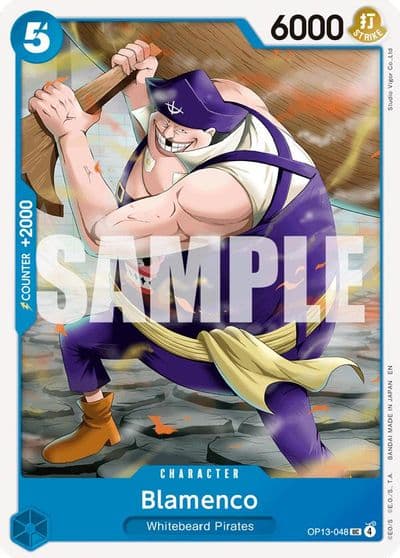 Blamenco Carrying On His Will One Piece card