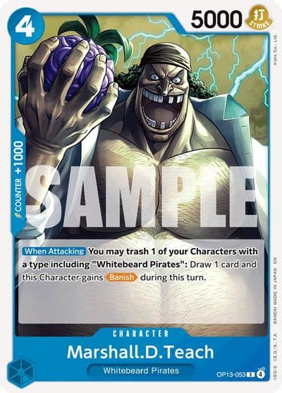 MarshallDTeach Carrying On His Will One Piece card