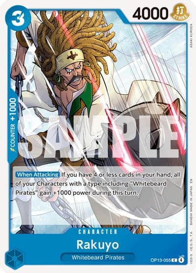 Rakuyo Carrying On His Will One Piece card