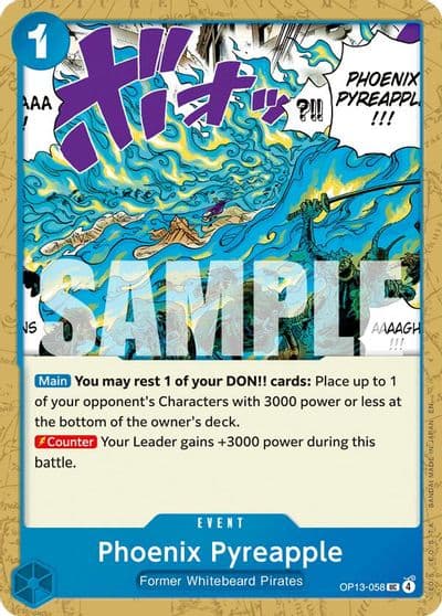 Phoenix Pyreapple Carrying On His Will One Piece card