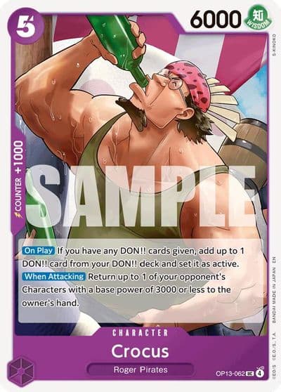 Crocus Carrying On His Will One Piece card