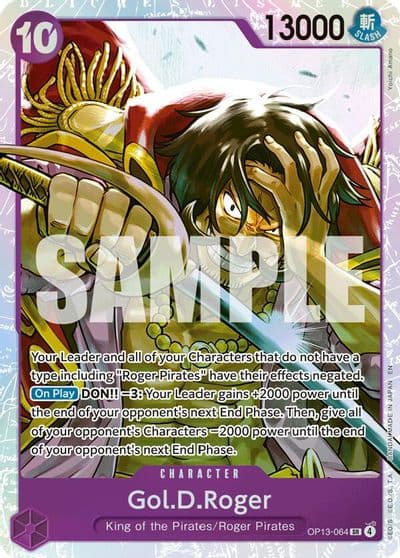 GolDRoger 064 Carrying On His Will One Piece card