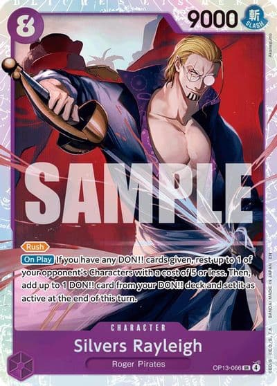 Silvers Rayleigh Carrying On His Will One Piece card