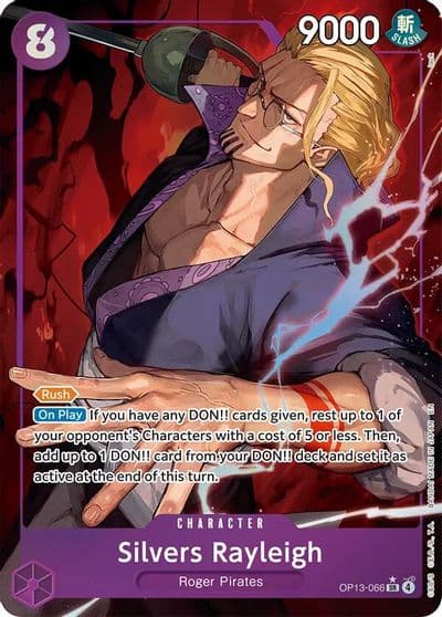 Silvers Rayleigh Alternate Art Carrying On His Will One Piece card