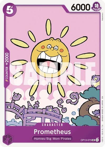 Prometheus Carrying On His Will One Piece card