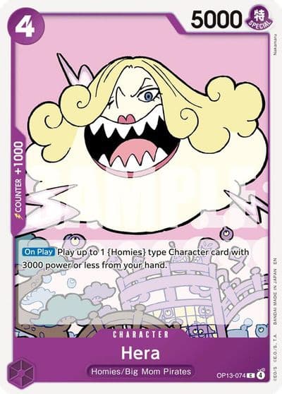 Hera Carrying On His Will One Piece card