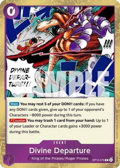 Divine Departure Carrying On His Will One Piece card