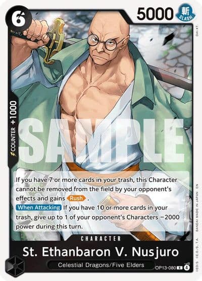 St Ethanbaron V Nusjuro Carrying On His Will One Piece card