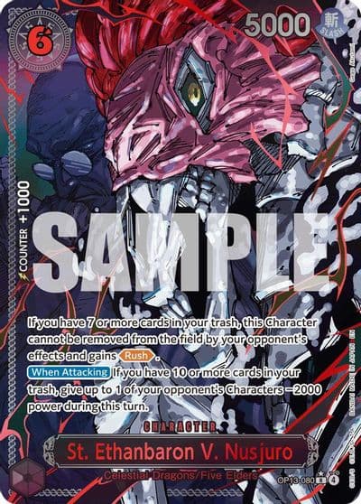 St Ethanbaron V Nusjuro Parallel Carrying On His Will One Piece card