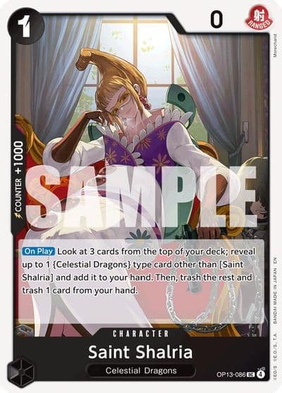Saint Shalria Carrying On His Will One Piece card