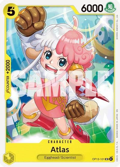 Atlas Carrying On His Will One Piece card