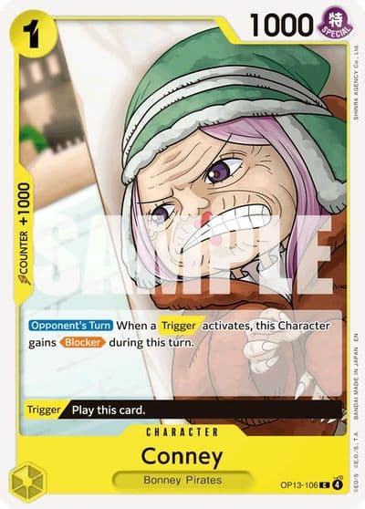 Conney Carrying On His Will One Piece card
