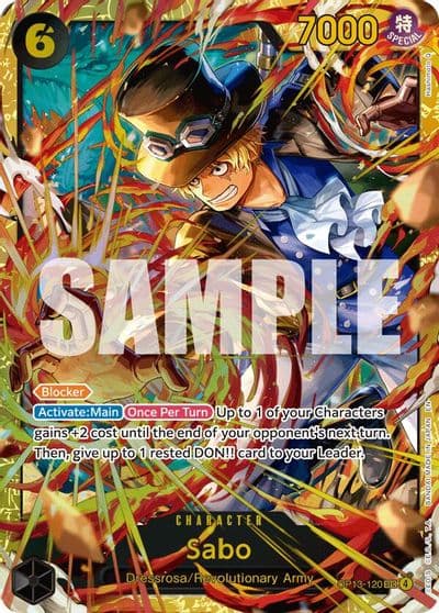 Sabo 120 Carrying On His Will One Piece card