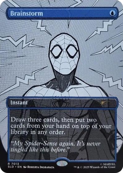 Brainstorm 7013 Secret Lair Drop Series Magic card