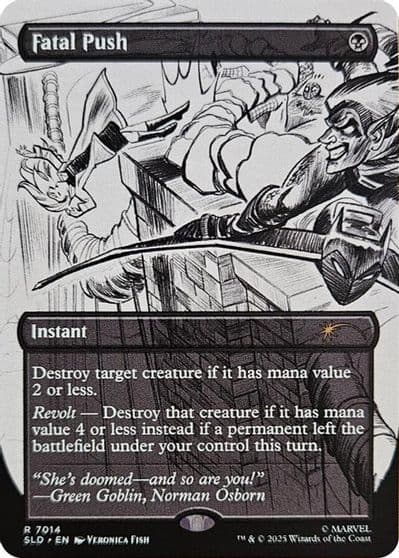 Fatal Push 7014 Secret Lair Drop Series Magic card
