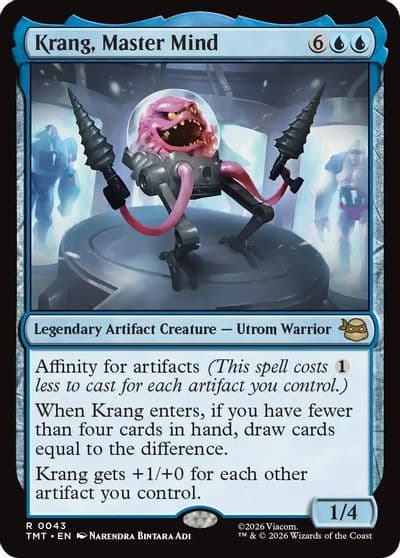 Krang Master Mind Teenage Mutant Ninja Turtles Magic card