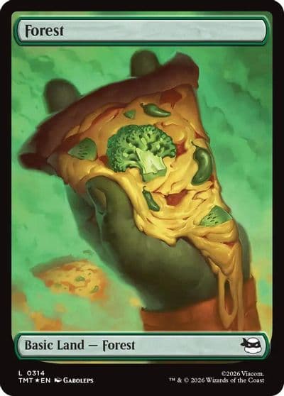 Forest 0314 Surge Foil Teenage Mutant Ninja Turtles Magic card