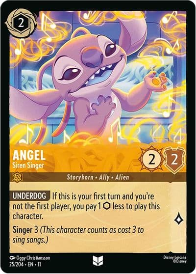 Angel Siren Singer Winterspell Lorcana card