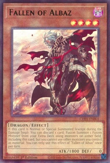 Fallen of Albaz THE CHRONICLES DECK: The Fallen & The Virtuous (All-Foil Edition) Yu-Gi-Oh! card