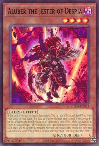 Aluber the Jester of Despia THE CHRONICLES DECK: The Fallen & The Virtuous (All-Foil Edition) Yu-Gi-Oh! card