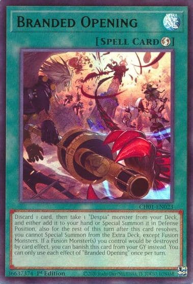 Branded Opening THE CHRONICLES DECK: The Fallen & The Virtuous (All-Foil Edition) Yu-Gi-Oh! card