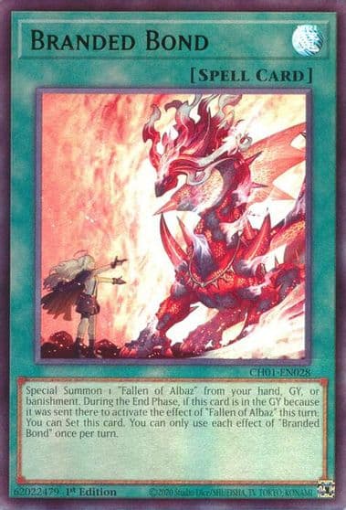 Branded Bond THE CHRONICLES DECK: The Fallen & The Virtuous (All-Foil Edition) Yu-Gi-Oh! card