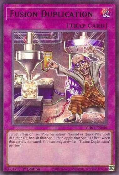 Fusion Duplication THE CHRONICLES DECK: The Fallen & The Virtuous (All-Foil Edition) Yu-Gi-Oh! card