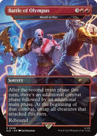 Battle of Olympus World at War Secret Lair Drop Series Magic card