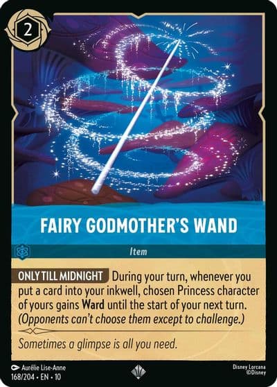 Fairy Godmothers Wand Whispers in the Well Lorcana card
