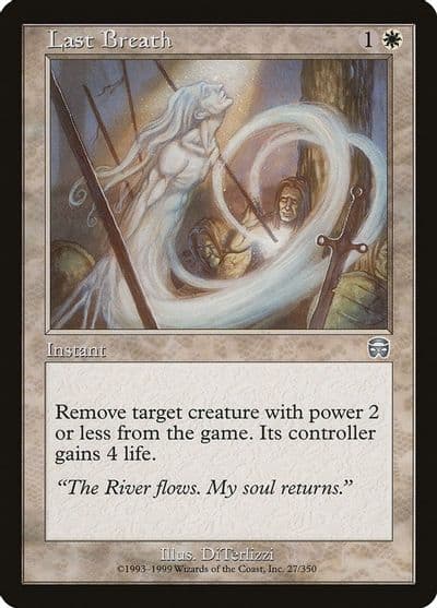 Last Breath Mercadian Masques Magic card