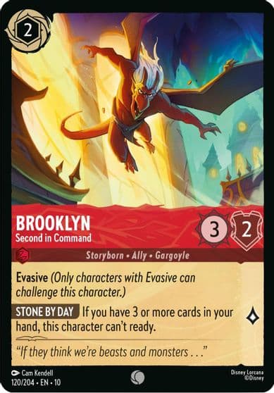 Brooklyn Second in Command Whispers in the Well Lorcana card