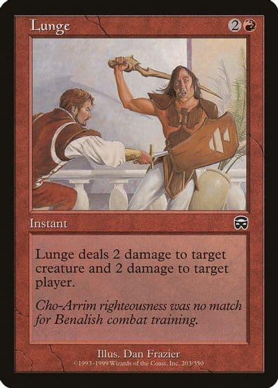 Lunge Mercadian Masques Magic card