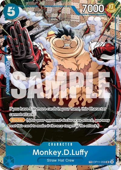 MonkeyDLuffy OP11 058 TR Carrying On His Will One Piece card