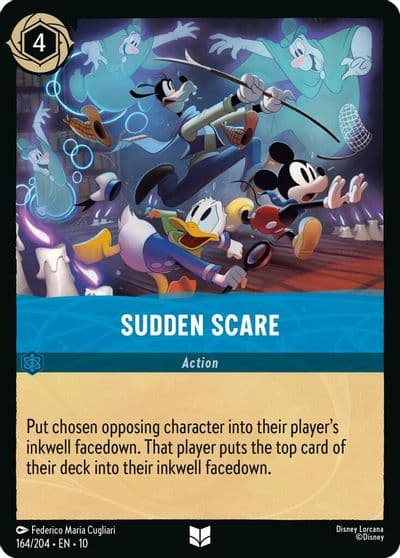 Sudden Scare Whispers in the Well Lorcana card