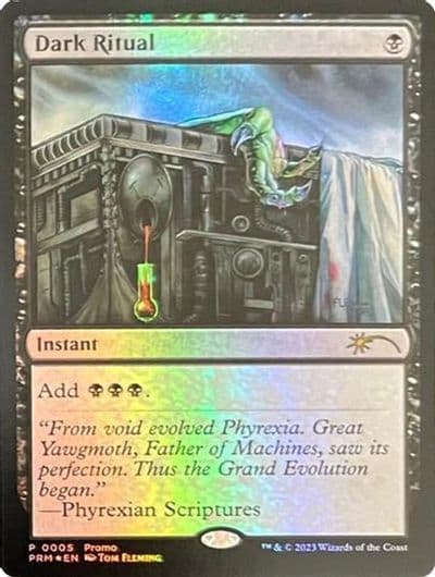 Dark Ritual Graphic Novel Insert Media Promos Magic card