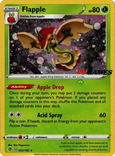 Flapple (EB Games Exclusive APAC) Miscellaneous Cards & Products Pokemon card