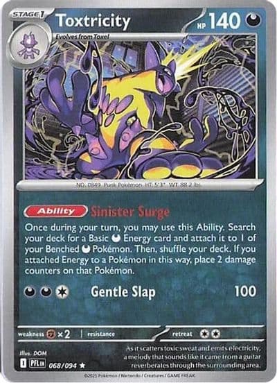 Toxtricity ME02: Phantasmal Flames Pokemon card
