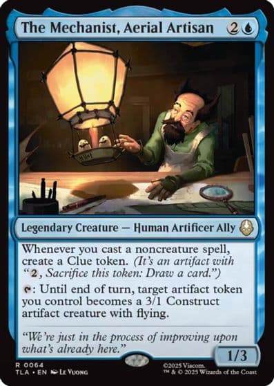 The Mechanist Aerial Artisan Avatar: The Last Airbender Magic card