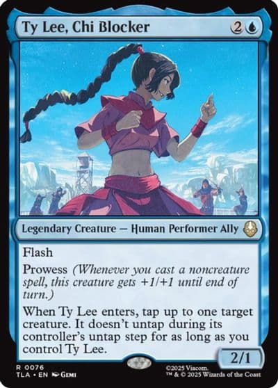 Ty Lee Chi Blocker Avatar: The Last Airbender Magic card
