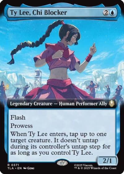 Ty Lee Chi Blocker Extended Art Avatar: The Last Airbender Magic card
