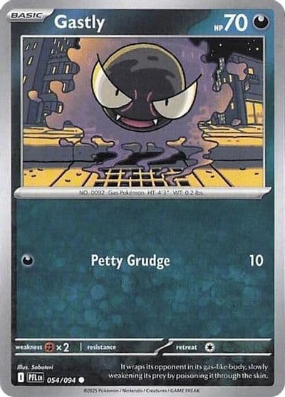 Gastly ME02: Phantasmal Flames Pokemon card